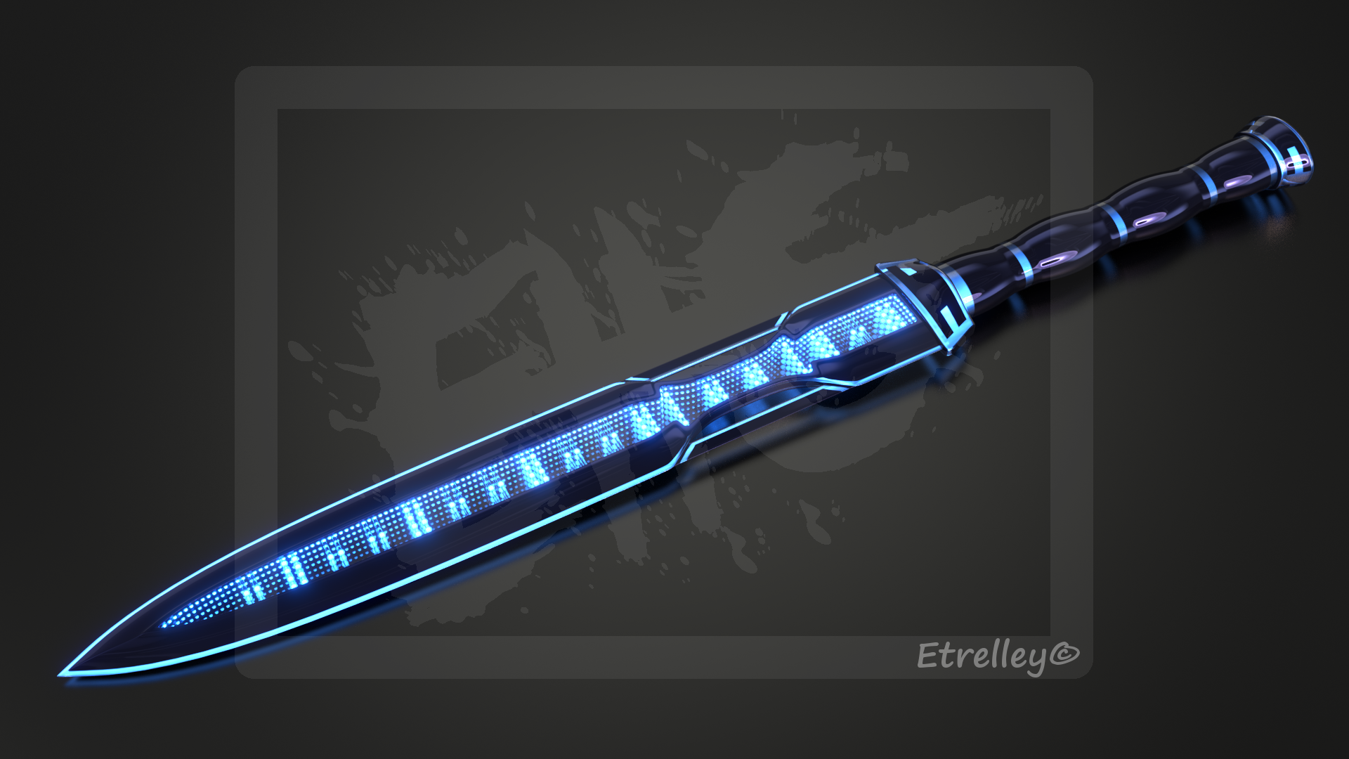 End-less Dagger (Sci-fi) - OC by Etrelley