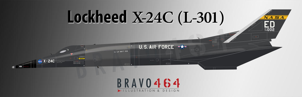 Lockheed X-24C L-301 Phase III by BRAVO464 on DeviantArt