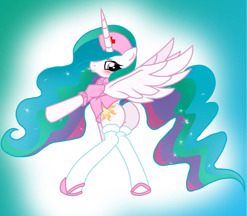 Princess Celestia Nurse by Pyruvate on DeviantArt
