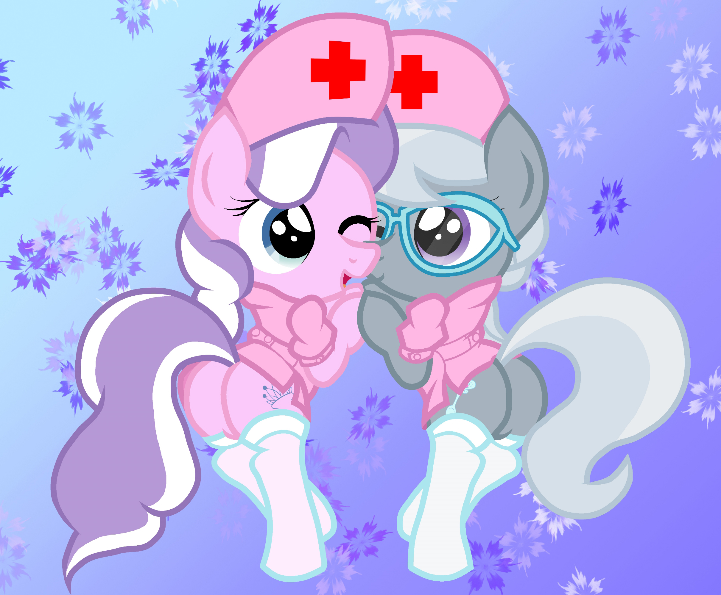 Diamond Tiara and Silver Spoon Nurses