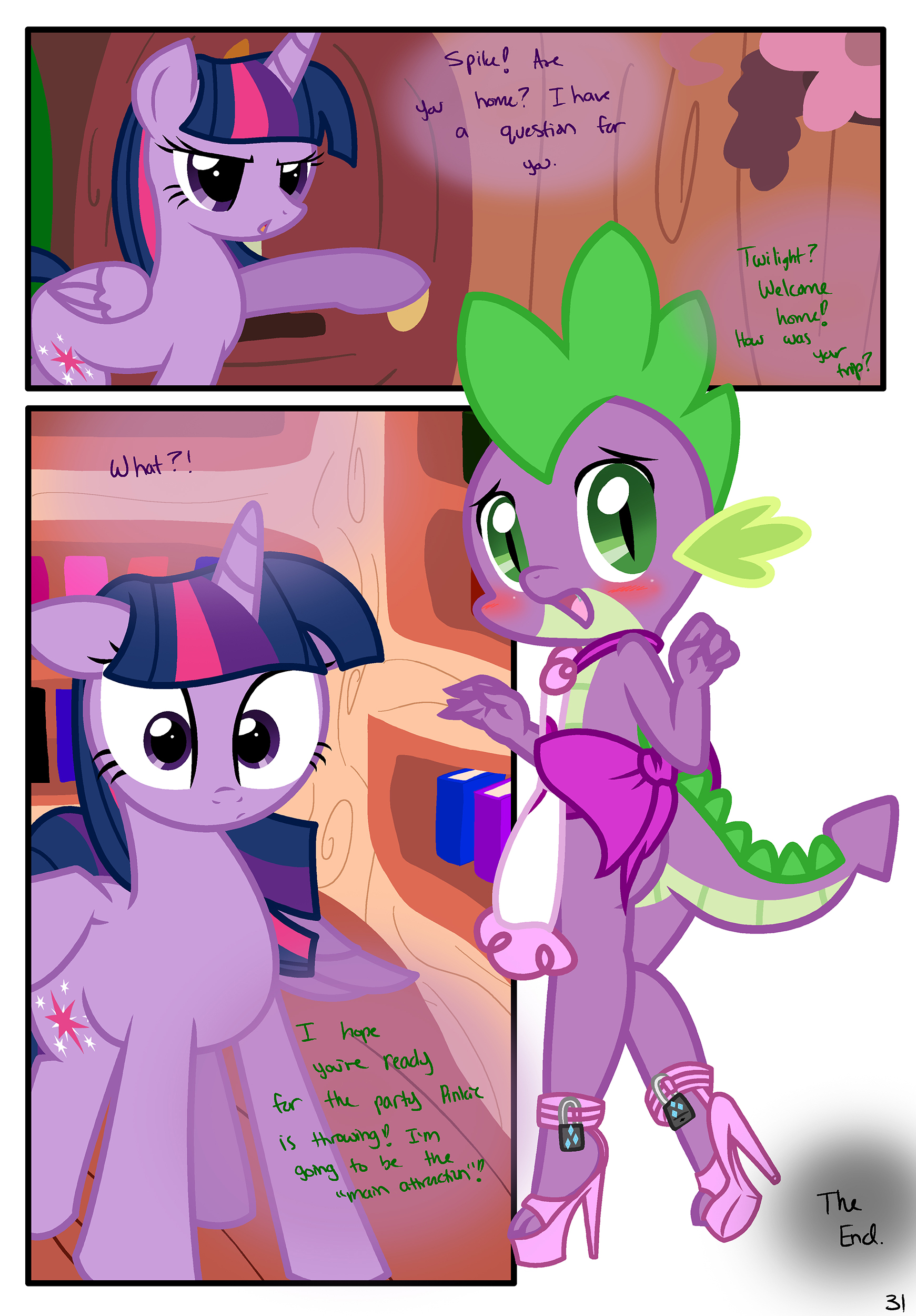 Pyruvate Mlp DRAGon Queen: Page 31 (end) by Pyruvate on DeviantArt