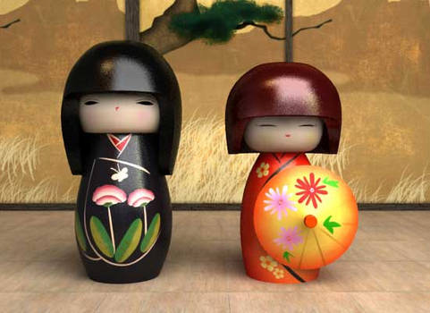 Kokeshi Doll B