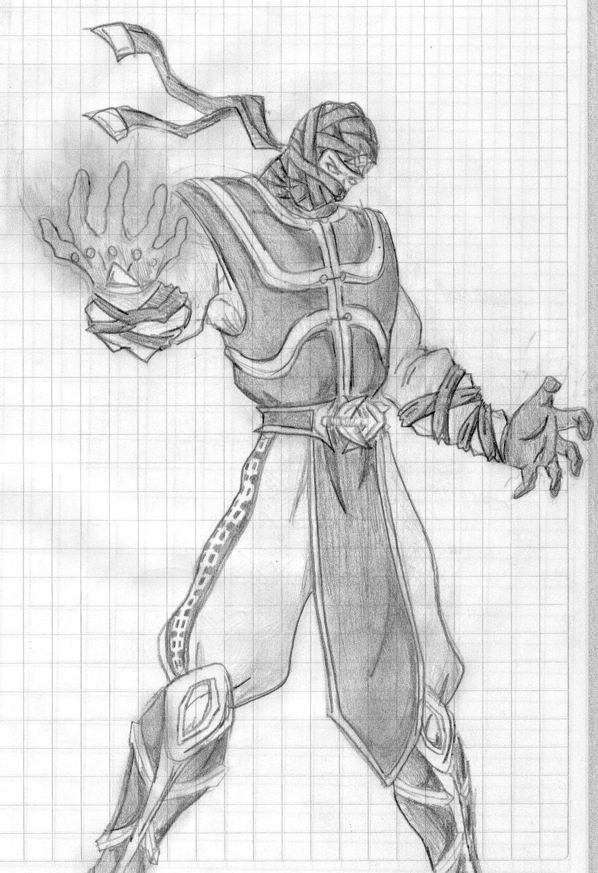 Ermac Drawing By Matty110011 On Deviantart