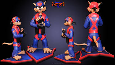 Swat Kats Razor figures