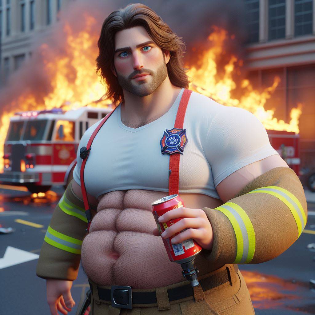 FAT FIREFIGHTER 5 by BuenaVanessa on DeviantArt