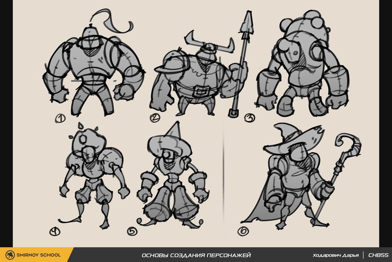 Character Concept Art Basics - 01 by dariakhch on DeviantArt
