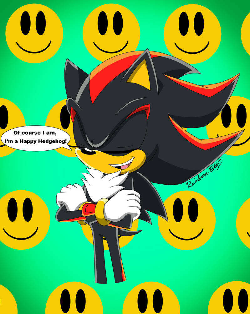Shadow Figure Smiling Shadow is a Happy Hedgehog! by NicktoonsAnimes on DeviantArt