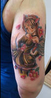anime fox girl tattoo