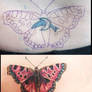 cover up butterfly tattoo