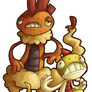 scraggy and scrafty