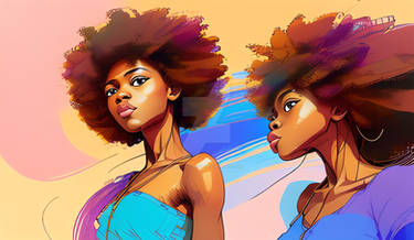 inkPunk 23 Afro Girl