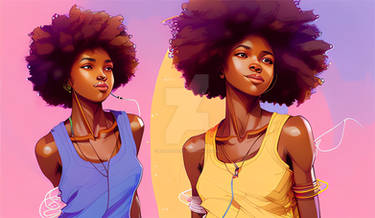 inkPunk 42 Afro Girl