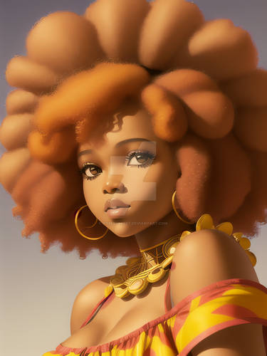 Afro Girl 69