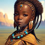 African Little Girl 97