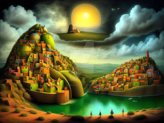 surrealism 493190 Troglodyte Village