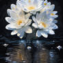 Water 84327 Flowers White
