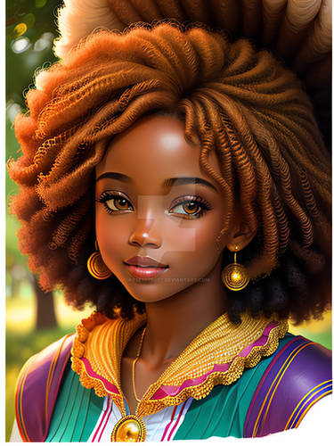 Afro 520785 Girl Tonal Colors