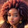 Afro 524487 Girl Tonal Colors