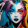 Graffiti Art 42928 Girl