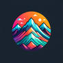 Logo 29867 Montain Colorful