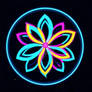 Logo 13098 Flower Neon