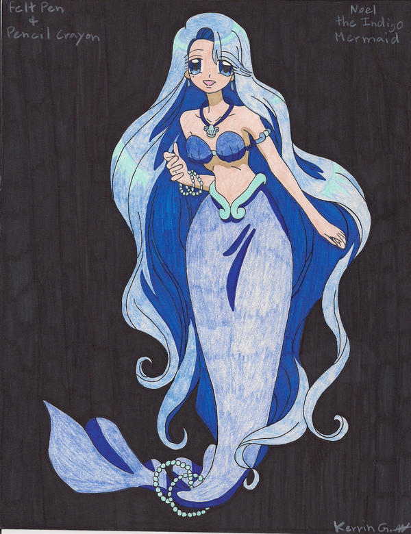 Noel the Indigo Mermaid