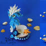 Zee the ocean griffn - polymer clay sculpture