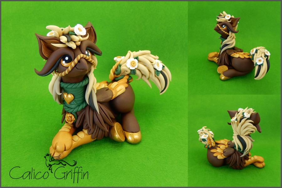 Custom: Hippogriff - polymer clay sculpture