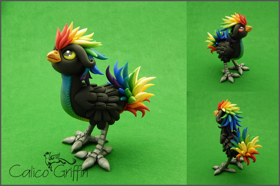 Custom: Rainbow Rooster by CalicoGriffin