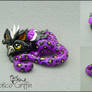 Shilei the Leopard Griffin - polymer clay