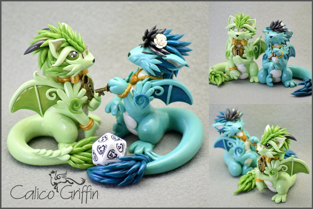 Custom: Dragons cake topper by CalicoGriffin on DeviantArt