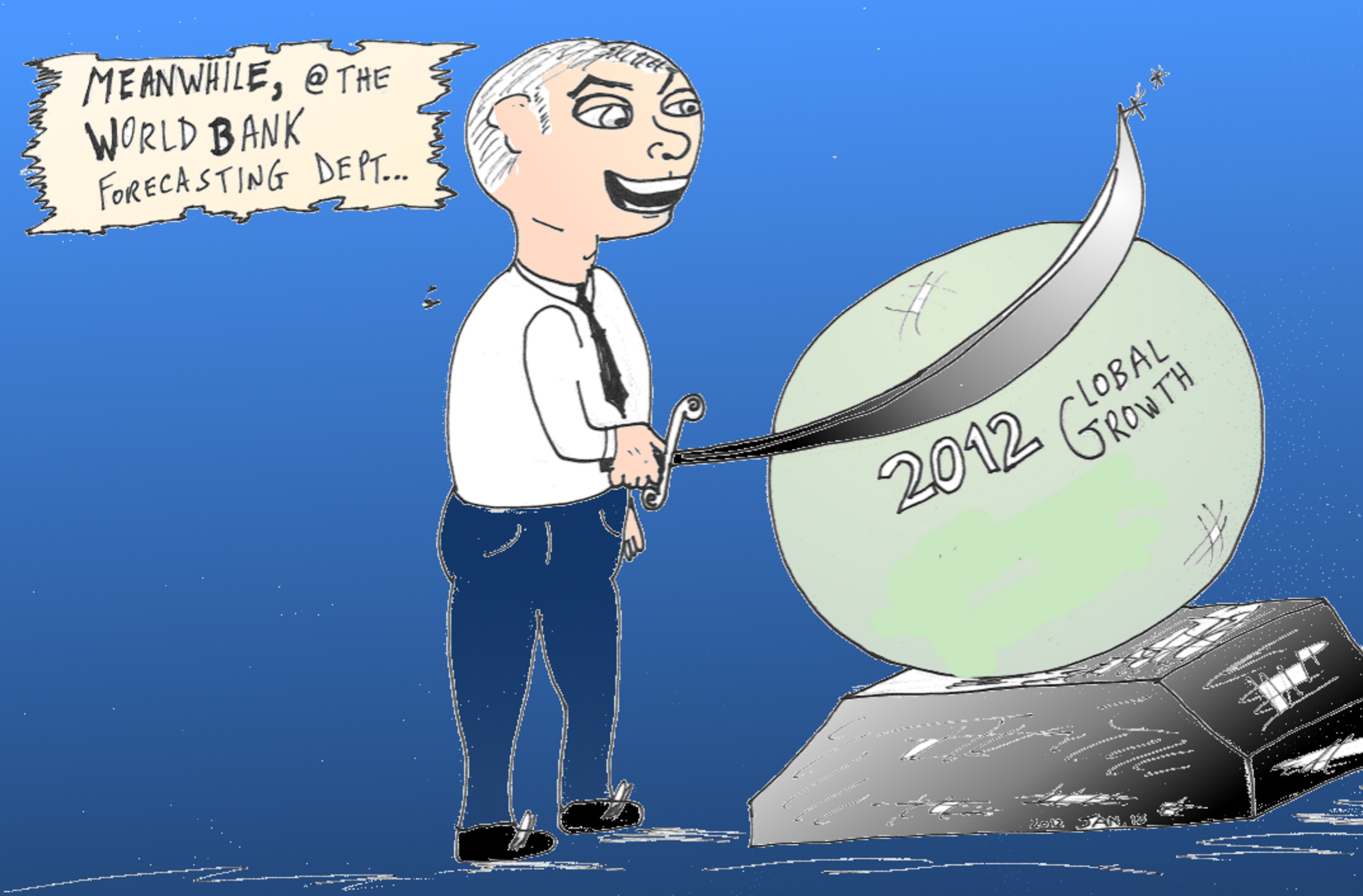 World Bank cuts 2012 global growth est. cartoon by optionsclickblogart on DeviantArt World Bank cuts 2012 global growth est. cartoon by optionsclickblogart on DeviantArt