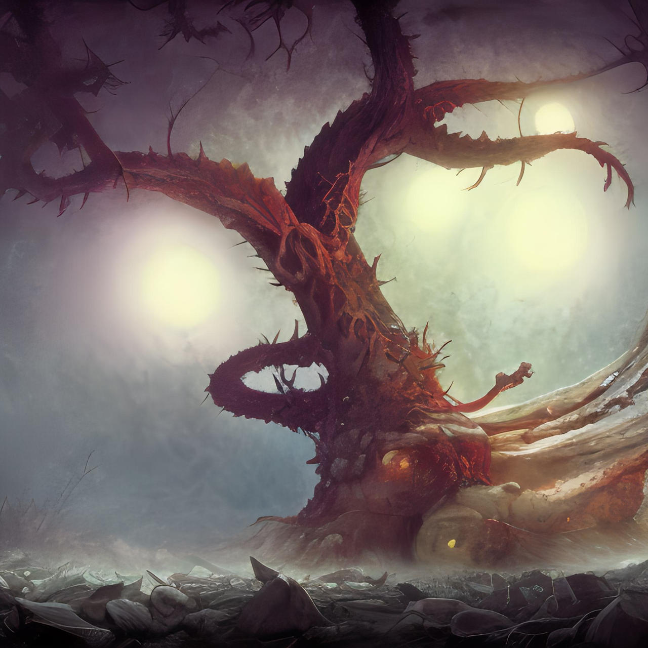 Gnarled Alien Tree by RuneArcana on DeviantArt