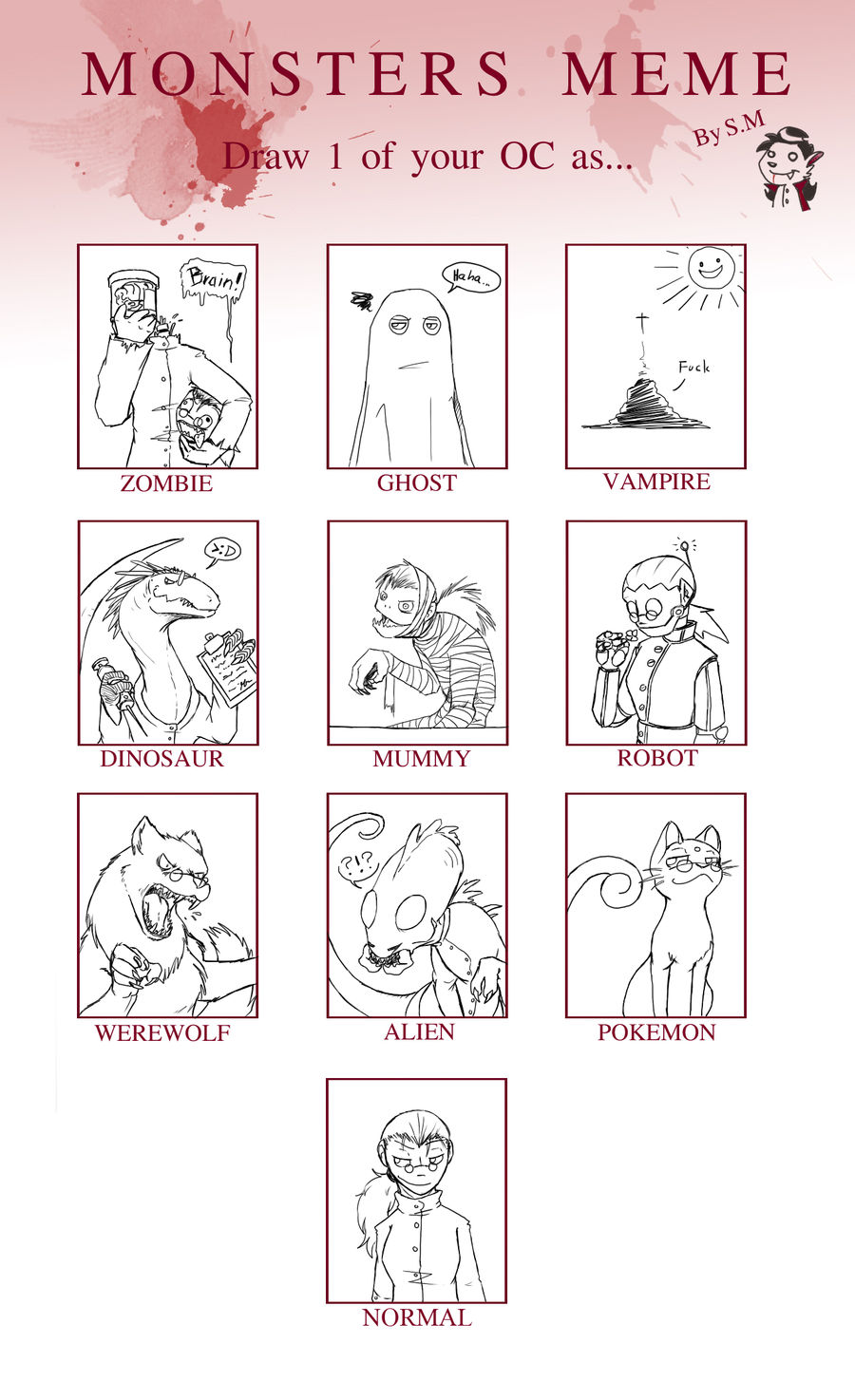 Monster Mem monster meme by cheetahtrout on DeviantArt