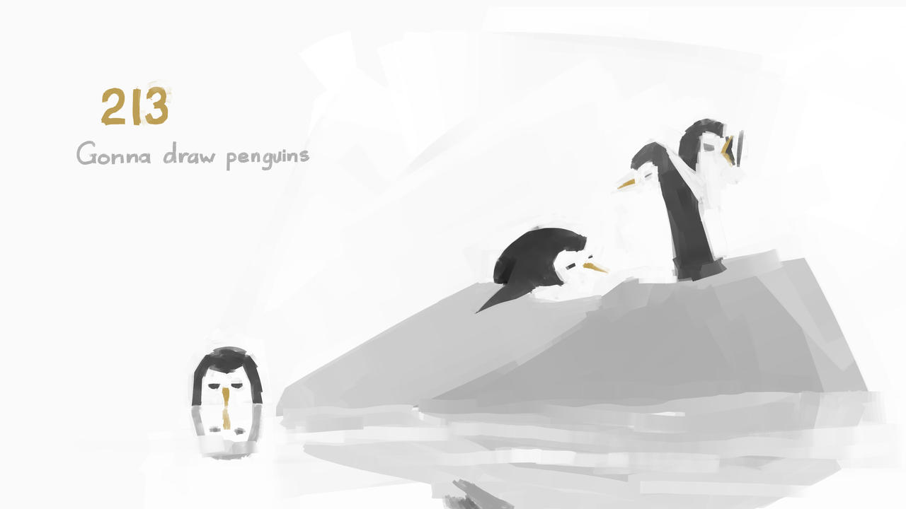 Gonna draw penguins