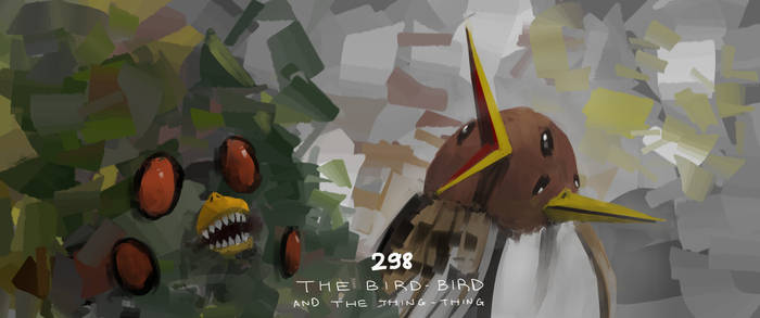 The bird-bird and the thing-thing