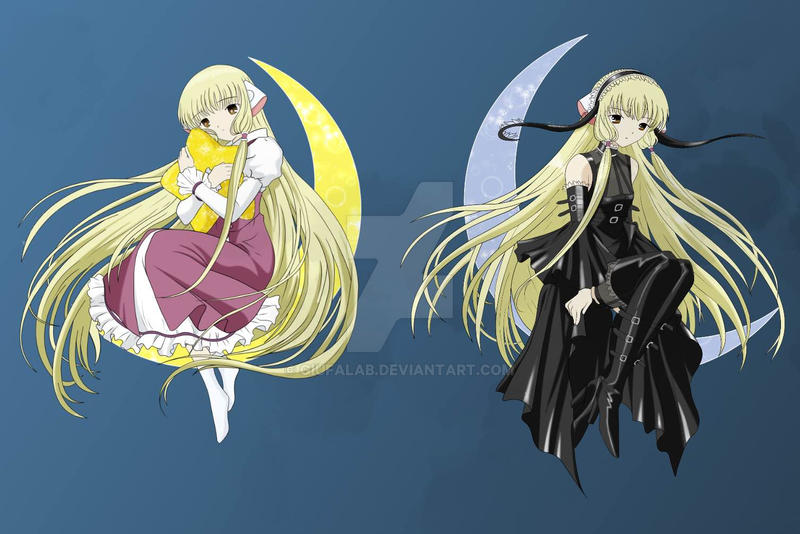Chobits - Chii and Freya by giufalab on DeviantArt