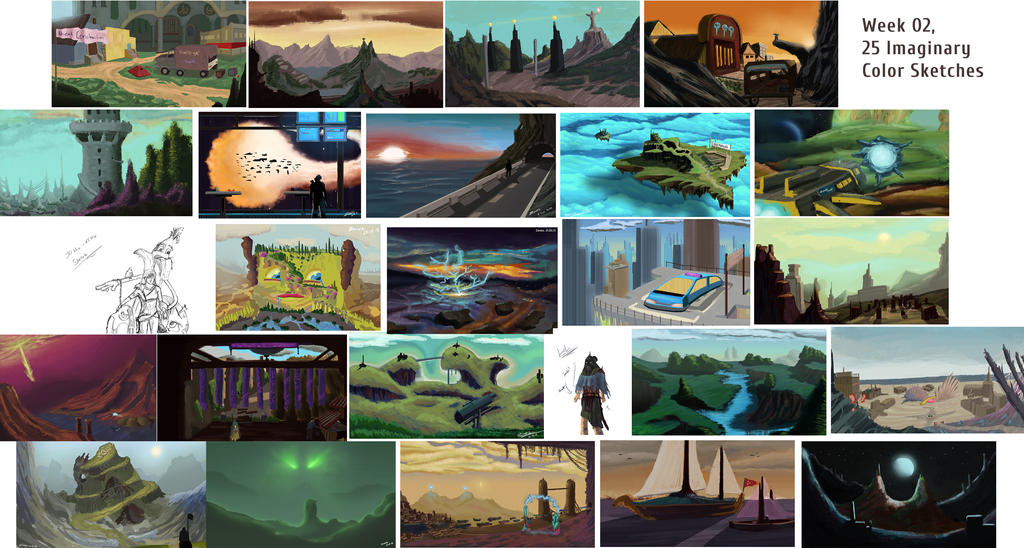 Imaginary Color-/Sketches all by zmote on DeviantArt