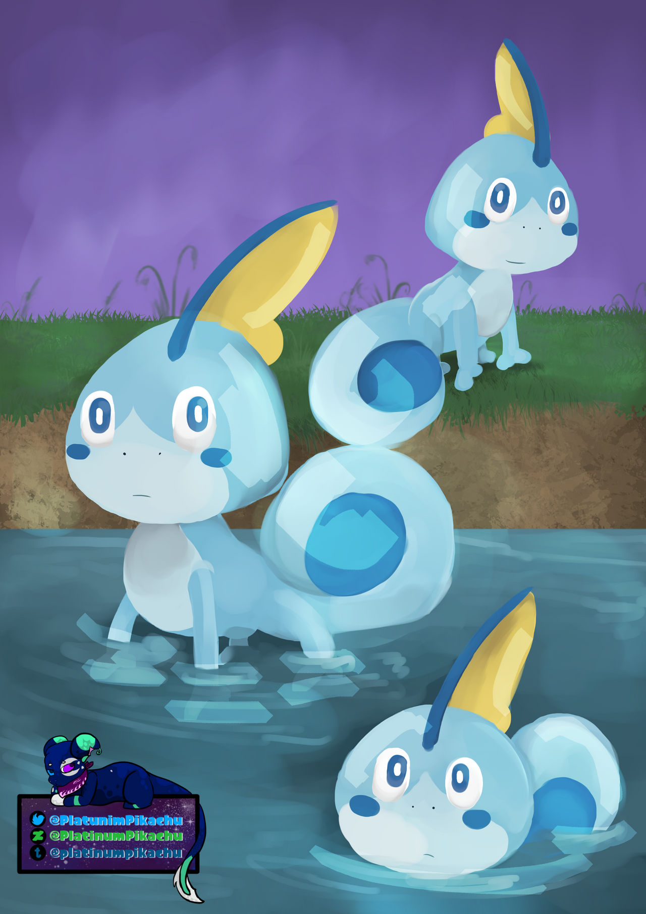 Pokemon: Sobble by PlatinumParadax on DeviantArt