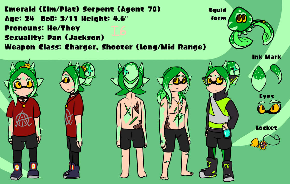Emerals Reference Drawing Character Reference: Emerald by PlatinumParadax on DeviantArt