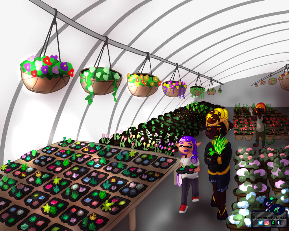 Splatoon OCs: Plant Nursery by PlatinumParadax on DeviantArt