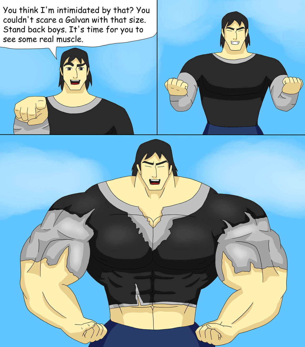 Muscle man Anime by forevermagnifico on DeviantArt
