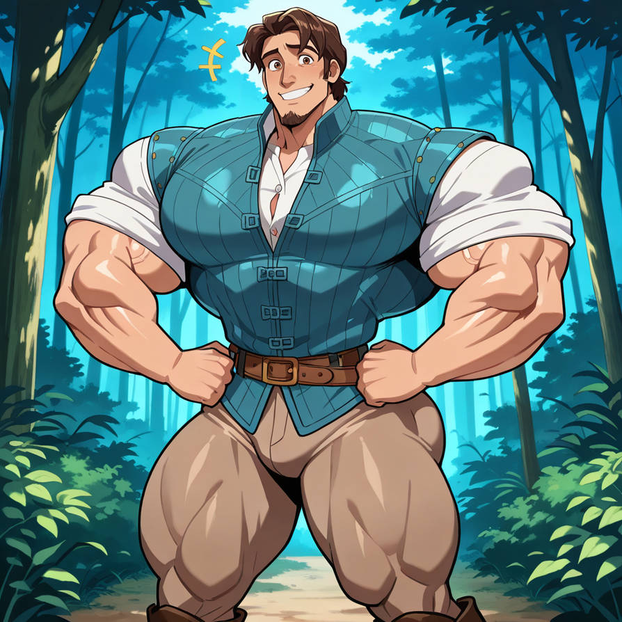 Flynn Riding Goth Flynn Rider by Imafrnin on DeviantArt