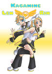 Kagaminie Len and Rin - Vocaloid by phoenixcrash