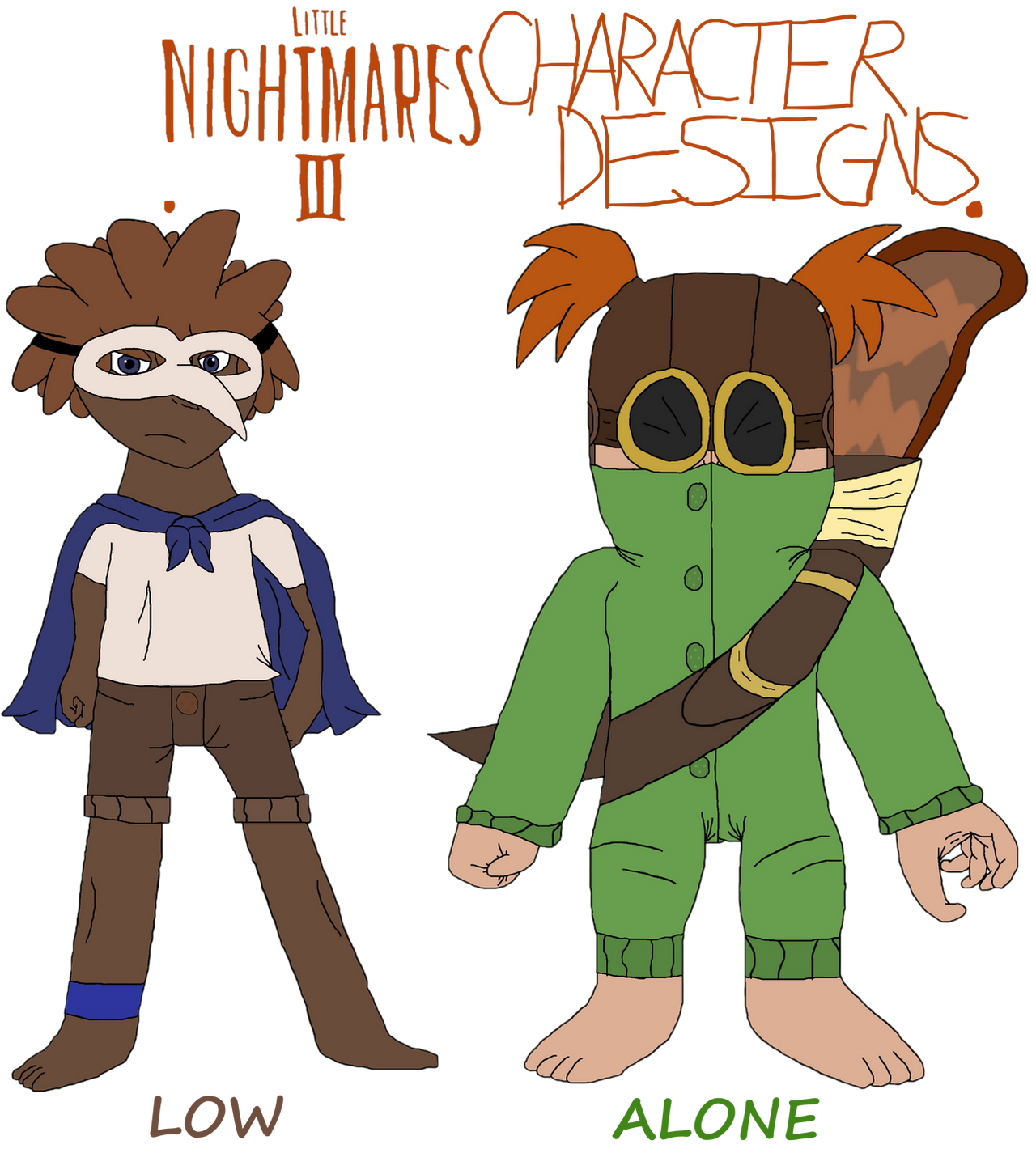 Little Nightmares Kin Design Little Nightmares 3 - (Character Designs) by ROGERZILLA25 on DeviantArt