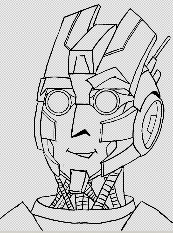 TRANSFORMERS IDW RUNG (Line Art) by razzitron on DeviantArt