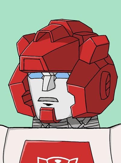 Colored Transformers Red Alert by razzitron on DeviantArt