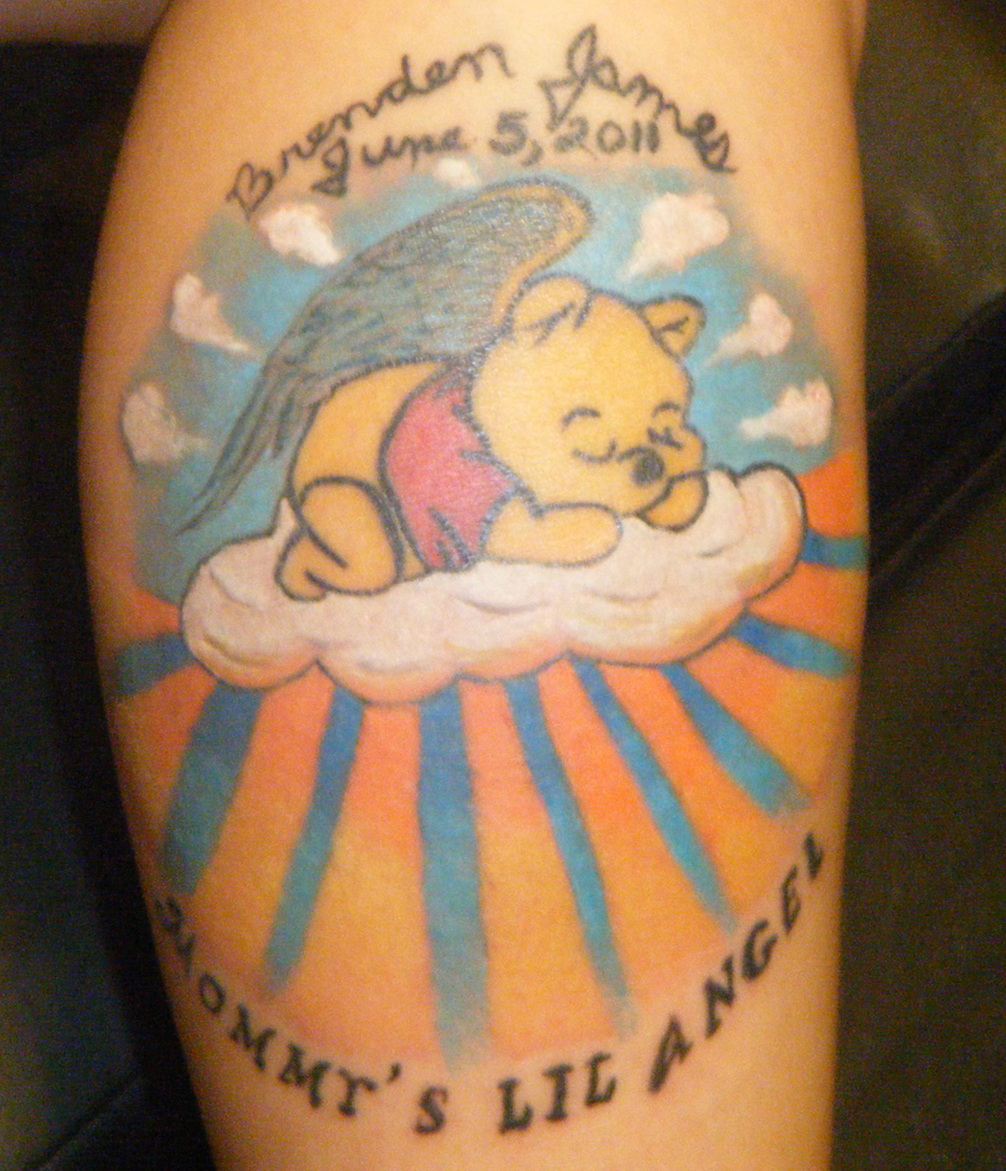 pooh bear tattoo