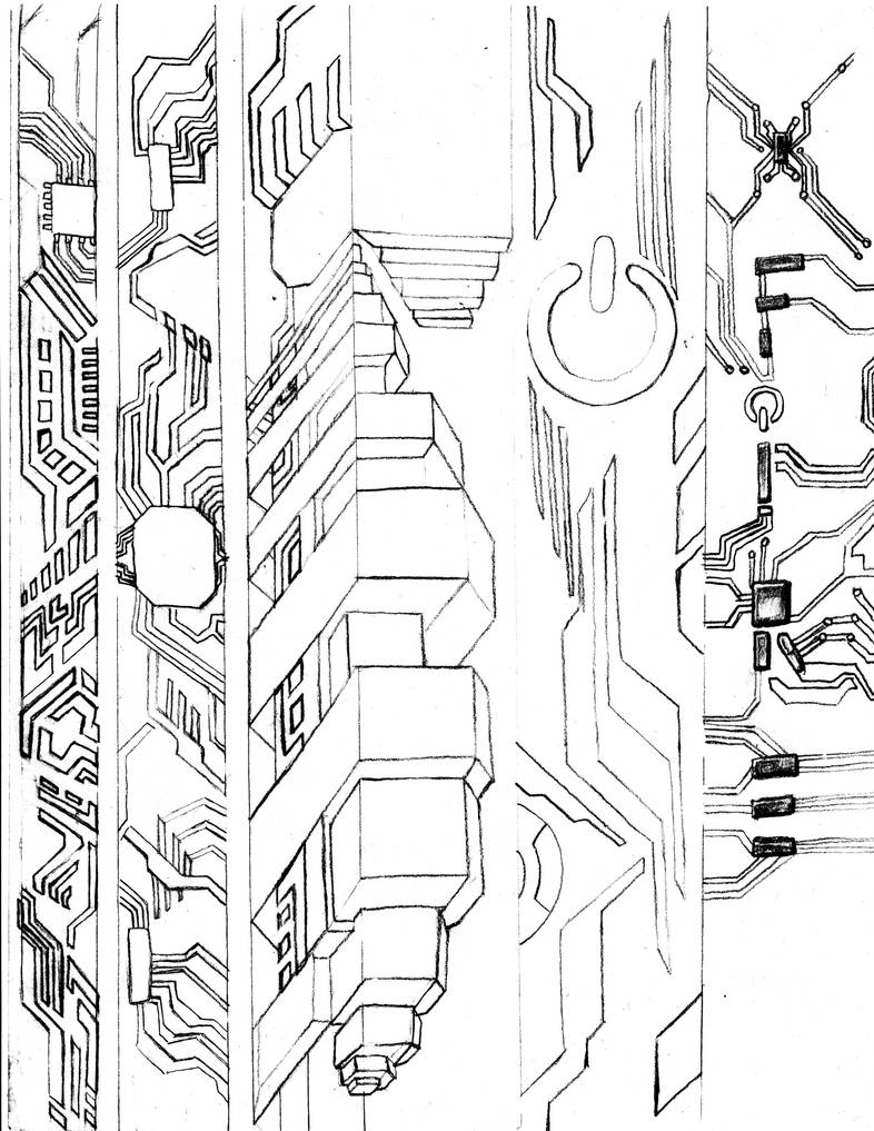 Cyber tribal tattoo design sheet by NeoGzus on DeviantArt