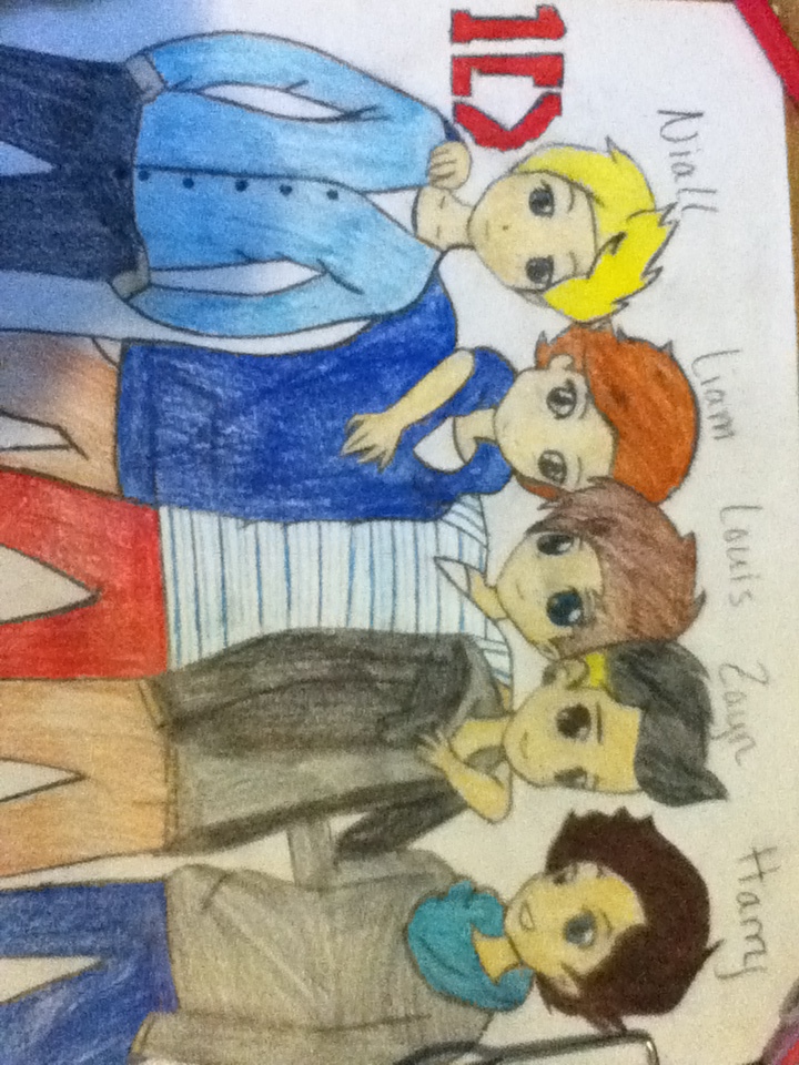 one direction drawing by Chocolate124 on DeviantArt